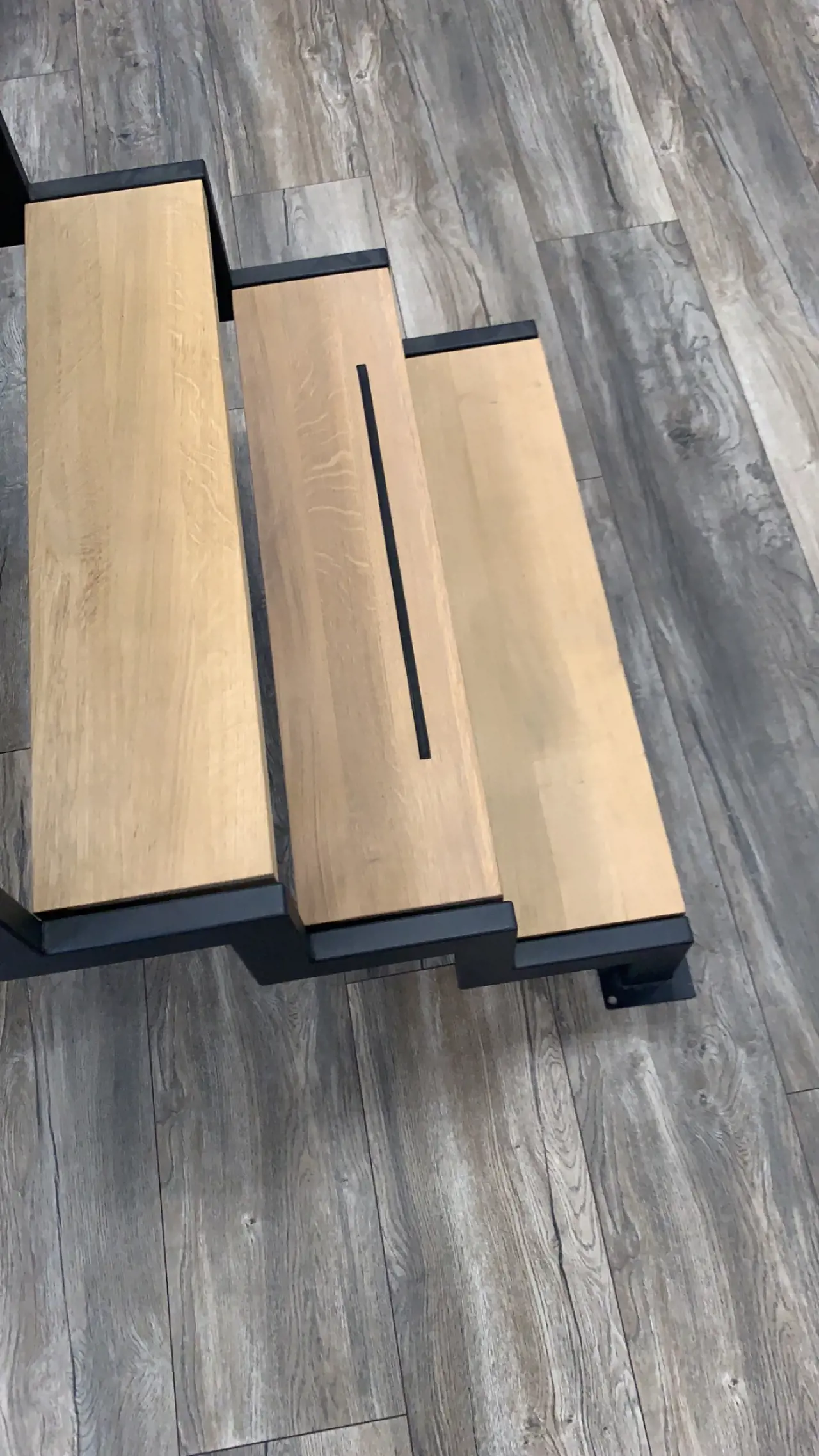 Traptreden in verschillende houtsoorten