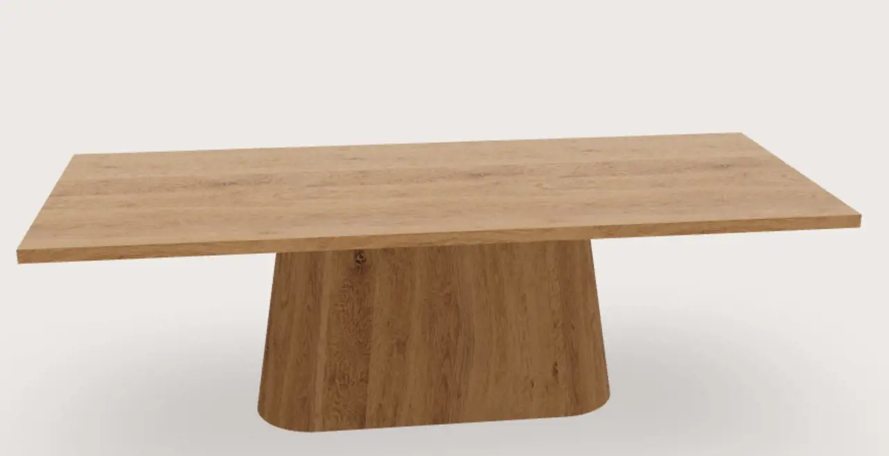 Breed conisch met rechthoekig blad